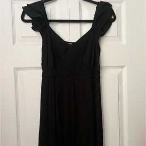black midi dress - size small